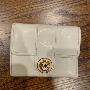 Michael Kors small off white wallet